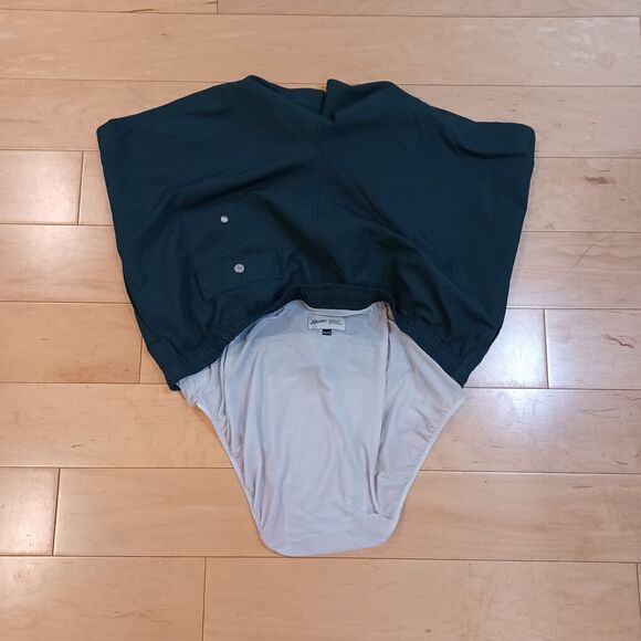 Bather Swim Trunks Mens 2XL XXL Green 5" Inseam Drawstring Boardshorts Beach - Picture 5 of 5